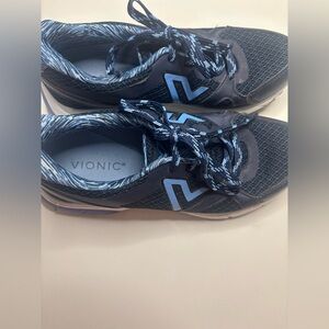 Vionic 335 Satima 9154 Womens Athletic Running Shoes Blue Size 8 Sneakers